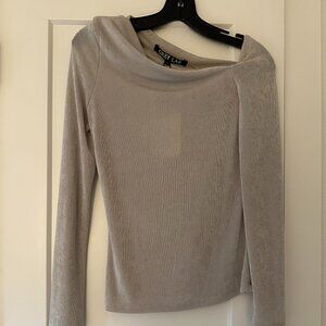 NWT Asymmetrical Stretch Top